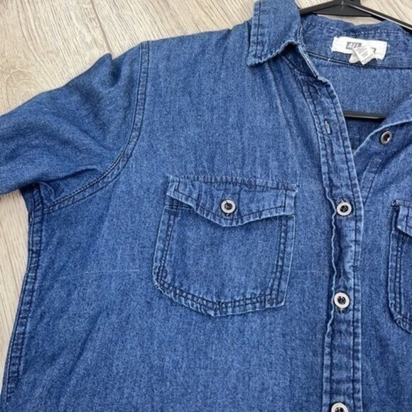 Ali & Kris Blue Button Down Shirt Size M - Picture 8 of 8
